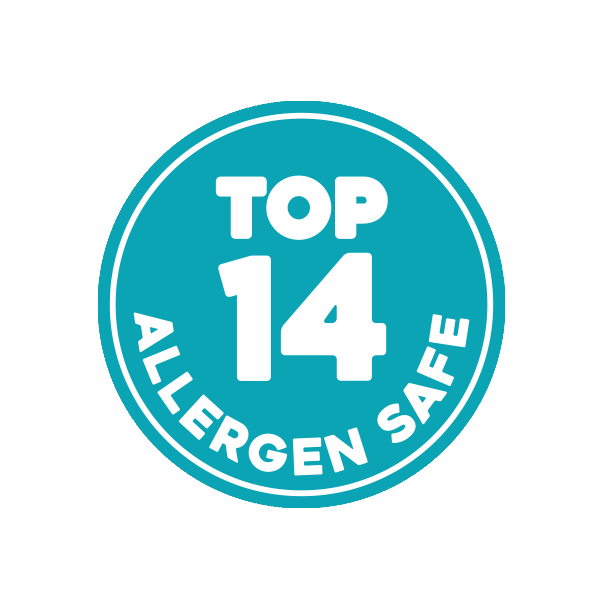 TOP 14 ALLERGEN SAFE SEAL